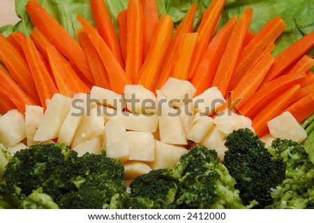 Boiled vegetables