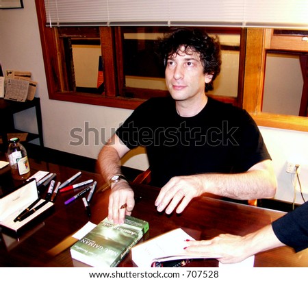 Neil Gaiman, Author, Book Signing, Tattered Cover, Denver, CO