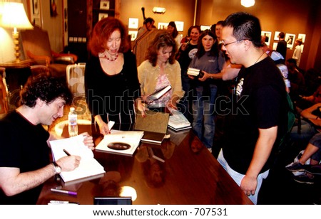 Neil Gaiman, Author, Book Signing, Tattered Cover, Denver, CO