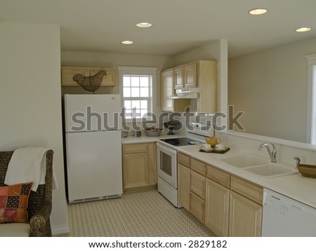 Gally kitchen in small apartment