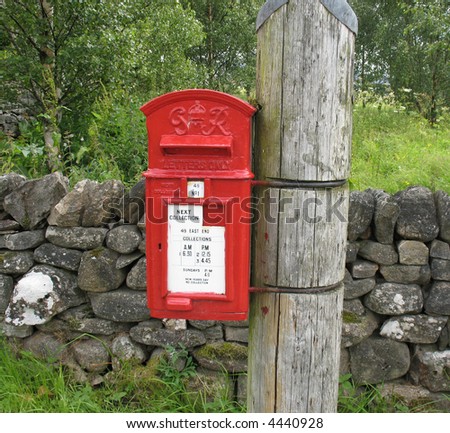british mail box