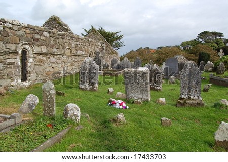 old graveyard in ireland