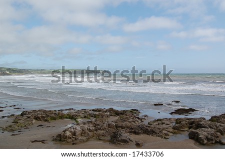 the rugged coast of the south coast of ireland