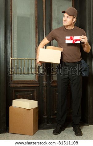 deliveryman voucher and packages