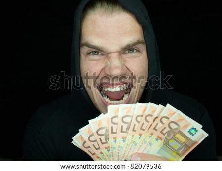 Man Stealing Money