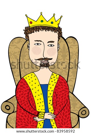 King Illustration/Vector - 83958592 : Shutterstock