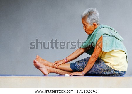 Old Asian Woman