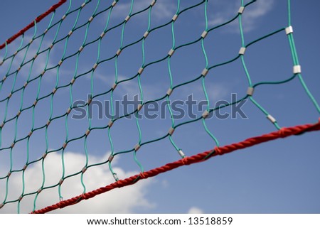 Net for volleyball or badminton