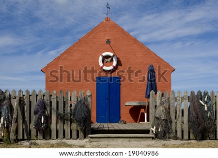 Fisherman house on Bornholm, Denmark