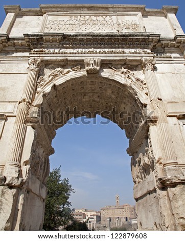 Rome - Titus triumph arch