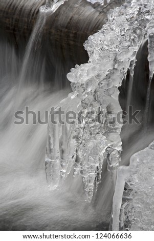 icicle from winter creek