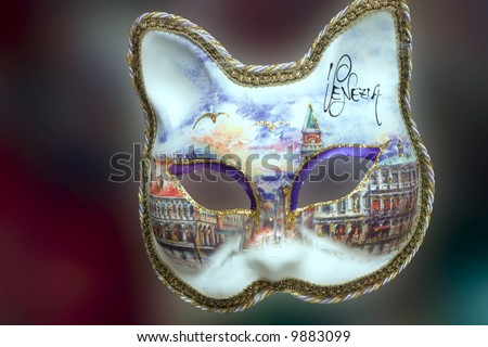 cat - mask from venice