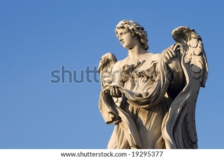 Rome  - Angel statue from Angels bridge