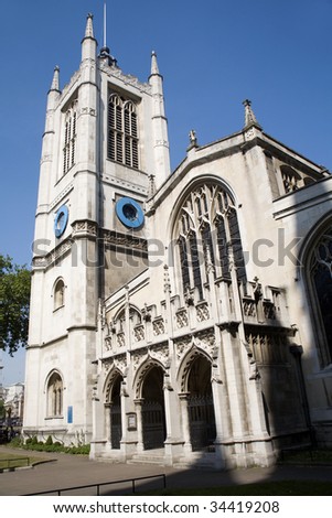London - gothic chapel by Westminster abbey