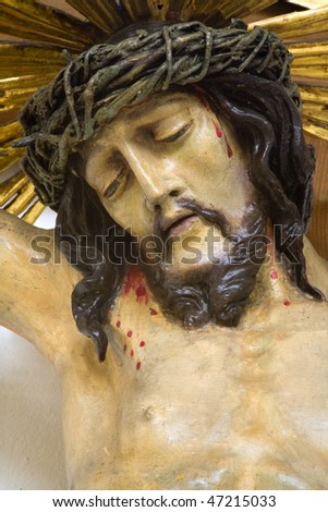 jesus christ on the cross pictures. stock photo : Jesus Christ on