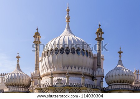 The Royal Pavilion a former Royal residence located in Brighton, England East Sussex
