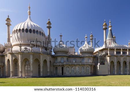 The Royal Pavilion a former Royal residence located in Brighton, England East Sussex