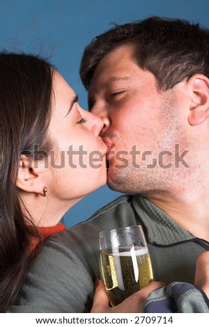 lovers kissing photos. stock photo : Lovers kissing