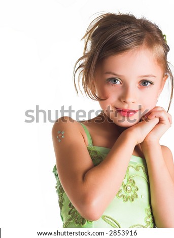 stock photo happy time for little girl