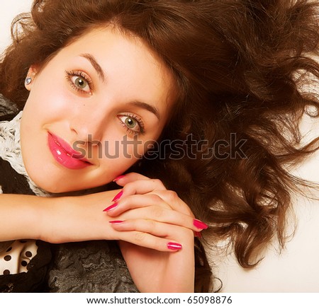 stock-photo-young-woman-with-long-brown-