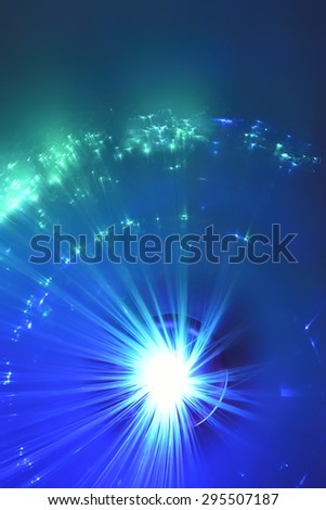 abstract blur gradient colored background of optic fiber