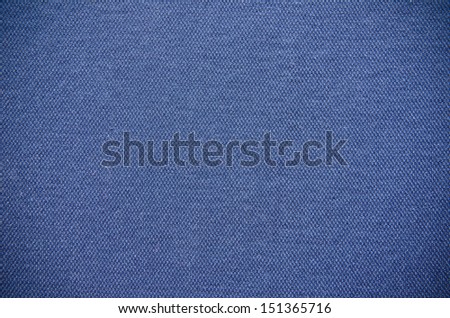 Plain Blue Fabric Texture Background