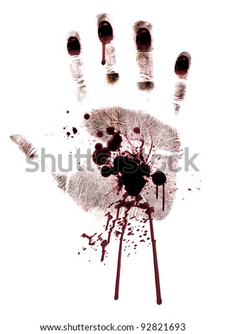 Bloody Hand Background