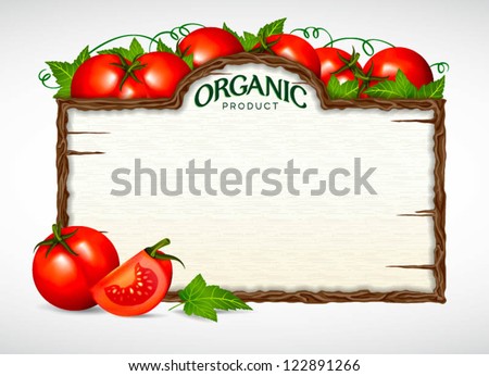 tomato menu board tomato menu board