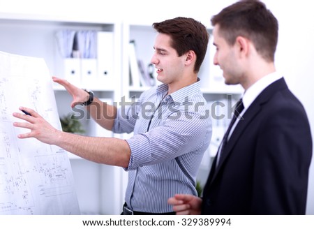Business people talking on meeting at office