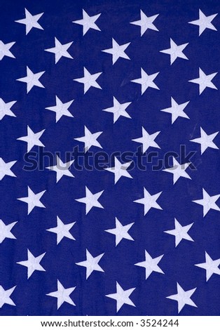 Stars on an American flag.