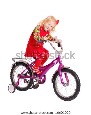 Girl On Bicycle