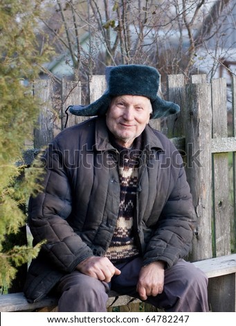 happy old russian men