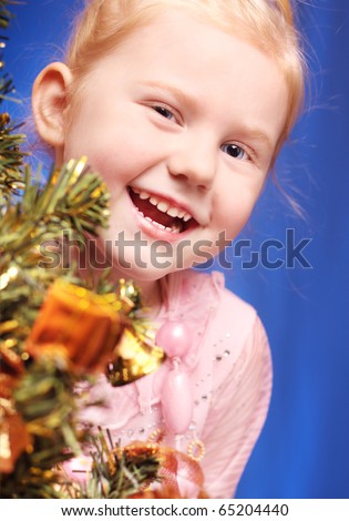 funny baby names. stock photo : funny girl with