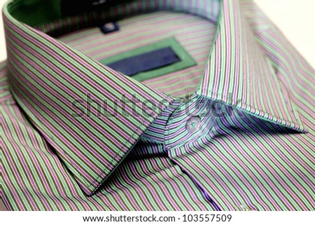 Close up of a formal shirt