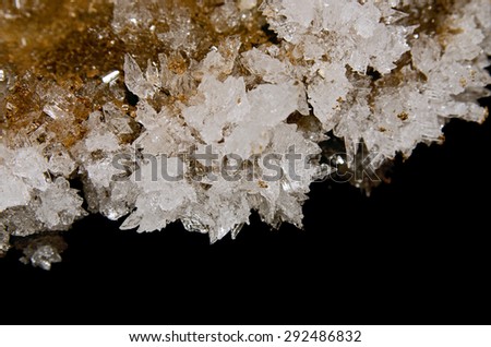 crystals in the cave