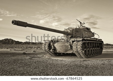 Retro Army Tank