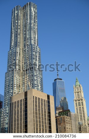Tall buildings in New York Downtown District
