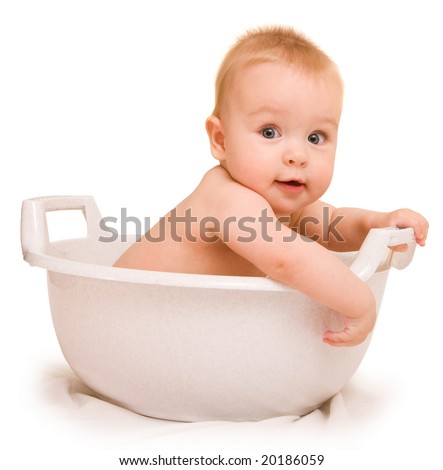 Cute Baby Images on Cute Baby Having Bath In White Tub Stock Photo 20186059   Shutterstock