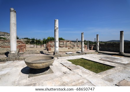 Felix Romuliana, ancient Roman palace, world heritage site