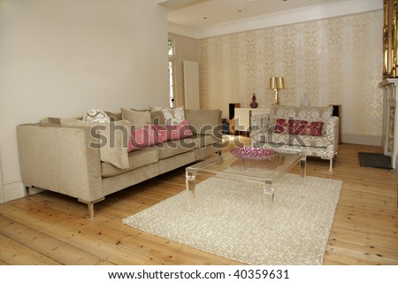 interior that has been designed by experts, high end luxury house.
