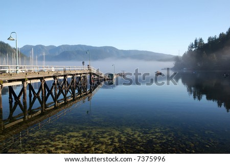 Foggy Deep Cove, North Vancouver