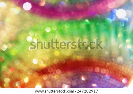 soft rainbow circles background, with colorful bokeh highlights