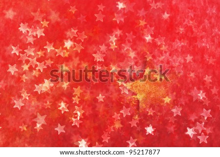 A layered star background with a subtle line structure, also adapted by the big star