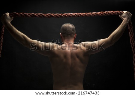 boot camp training with ropes