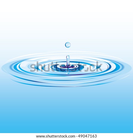 water drop background. stock photo : Water Drop