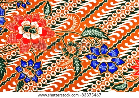 Beautiful batik patterns that become traditional clothes malaysia