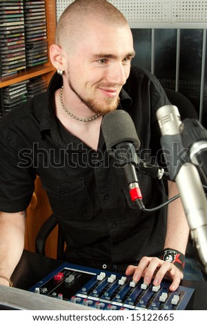 The leader of studio of broadcasting popular FM radio programs