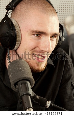 The leader of studio of broadcasting popular FM radio programs