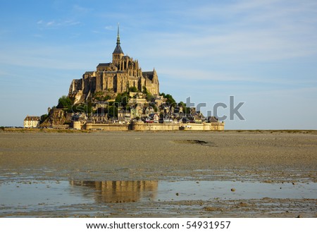 the famous Mont-St-Michel