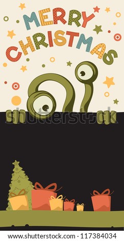 Christmas monster Christmas monster